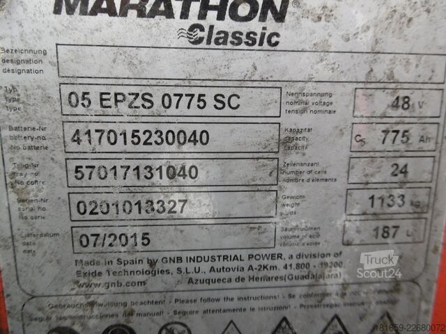 Ön yükleyici forklift LINDE E 16 PH-02 / 386