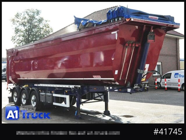 Tippsemitrailer KEMPF Hardox 50m³ 2 x Lift, Alu, Cramaro, hydrl. Klappe, 2x Rüttler