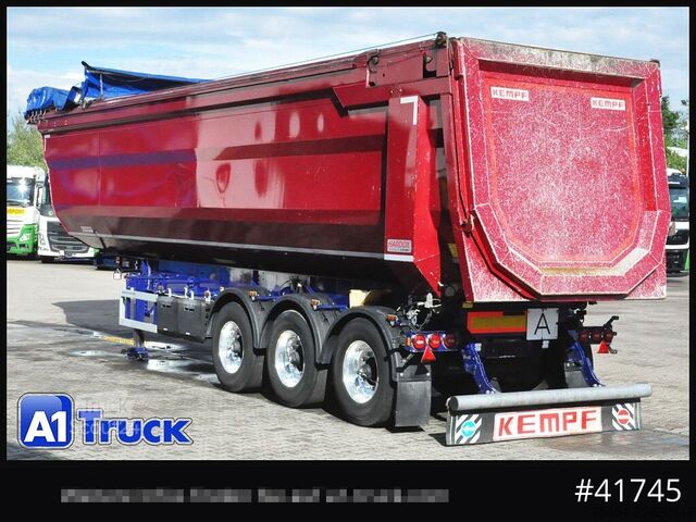 Tippsemitrailer KEMPF Hardox 50m³ 2 x Lift, Alu, Cramaro, hydrl. Klappe, 2x Rüttler