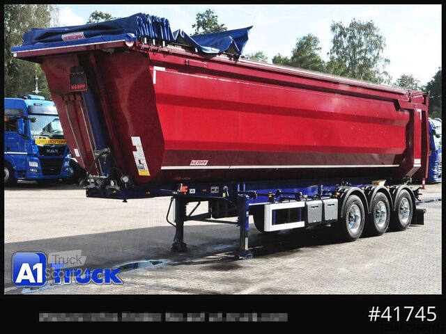 Tippsemitrailer KEMPF Hardox 50m³ 2 x Lift, Alu, Cramaro, hydrl. Klappe, 2x Rüttler