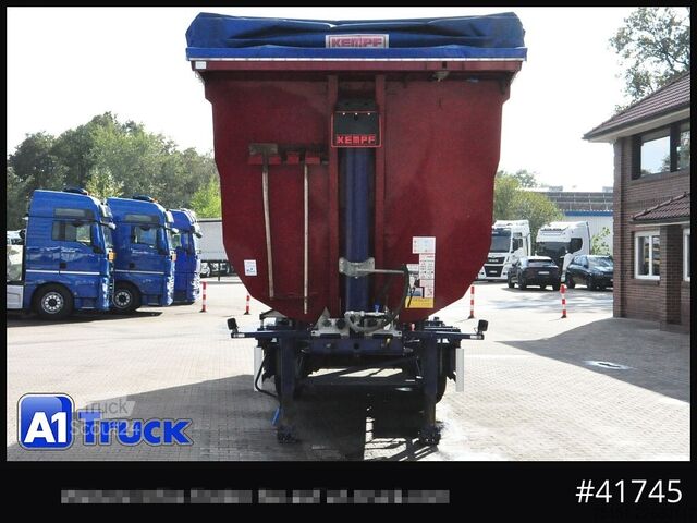 Tippsemitrailer KEMPF Hardox 50m³ 2 x Lift, Alu, Cramaro, hydrl. Klappe, 2x Rüttler