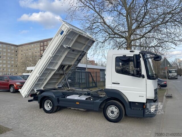 Tipvogn varebil mercedes-benz Atego 816 Dreiseitenkipper Euro-6 1Hand*Klima*AHK*