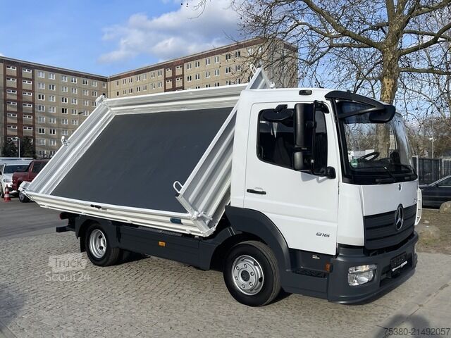 Tre-vejs tippevogn mercedes-benz Atego 816 Dreiseitenkipper Euro-6 1Hand*Klima*AHK*