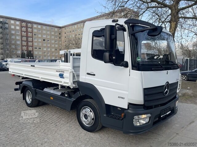 Tre-vejs tippevogn mercedes-benz Atego 816 Dreiseitenkipper Euro-6 1Hand*Klima*AHK*