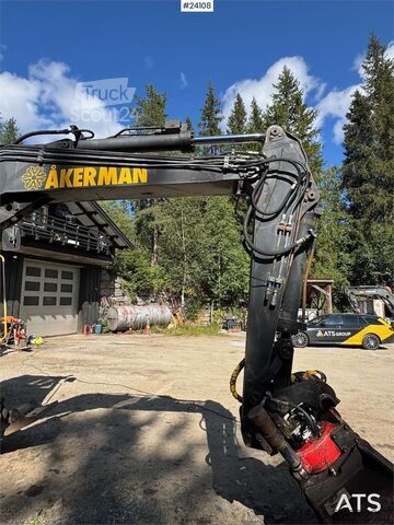 Mobiele graafmachine Åkerman H3M Wheeled Excavator – Tiltrotator and Bucket