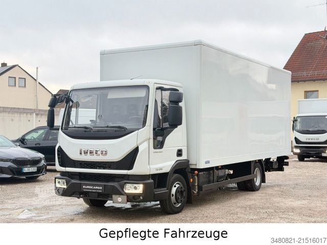 Box van IVECO EUROCARGO ML 75E21/P Koffer Luftfederung LBW DFL