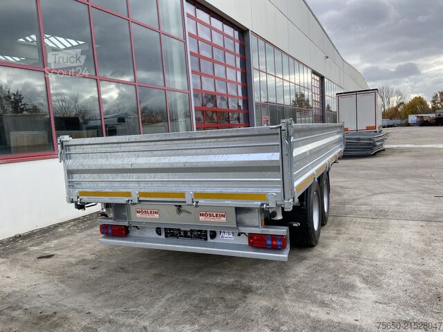 Tipper trailer Möslein TTD 14  5,70 m  14 t Tandem- Kipper Tieflader 5,70 m lang, Breite Reifen-- Neufahrzeug --