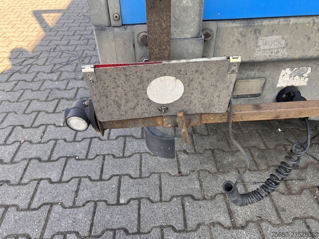 Reboque com plataforma rebaixada Humbaur HBTZ 136224 TA-BS  13,6 t Tandemtieflader