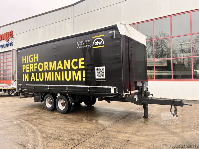 Open aanhangwagen met zeil Fliegl TPS135  13,5 t Tandemplanenanhänger, neuwertig