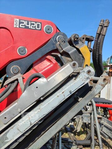  HMF Hermeler Maschinenbau 2420-K3 laadkraan loader crane Radio Remote con...
