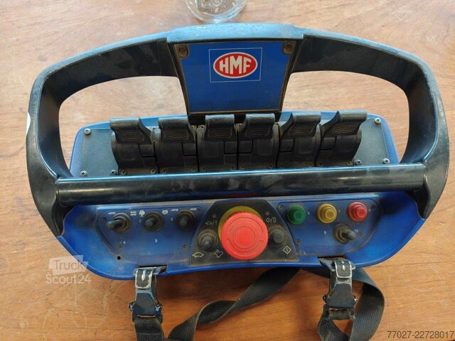  HMF Hermeler Maschinenbau 2420-K3 laadkraan loader crane Radio Remote con...