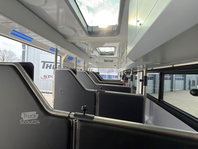 Liellopu pārvadāšanas kravas automašīna MERCEDES-BENZ Actros 2651 STX Pop-Out, Pop-Up. u. Wohntrailer