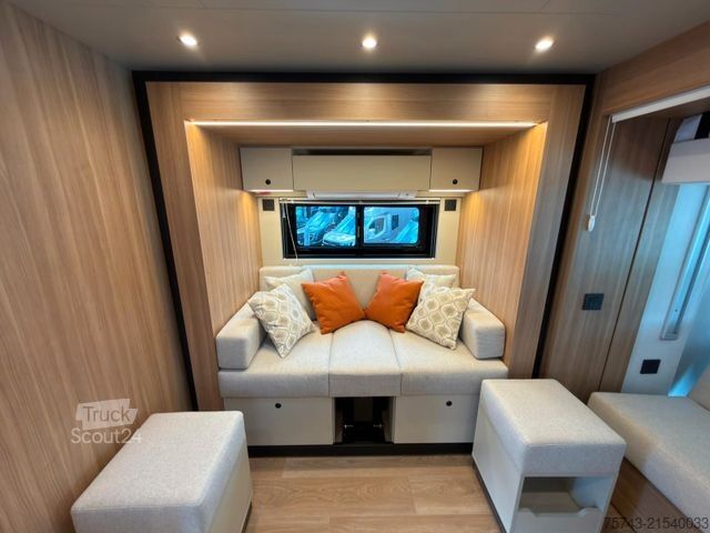 Liellopu pārvadāšanas kravas automašīna MERCEDES-BENZ Actros 2651 STX Pop-Out, Pop-Up. u. Wohntrailer