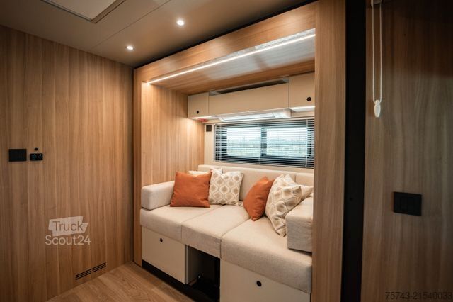 Liellopu pārvadāšanas kravas automašīna MERCEDES-BENZ Actros 2651 STX Pop-Out, Pop-Up. u. Wohntrailer