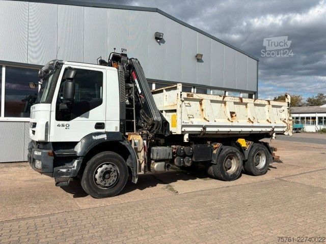 Camión volquete trilateral IVECO AD 260T45