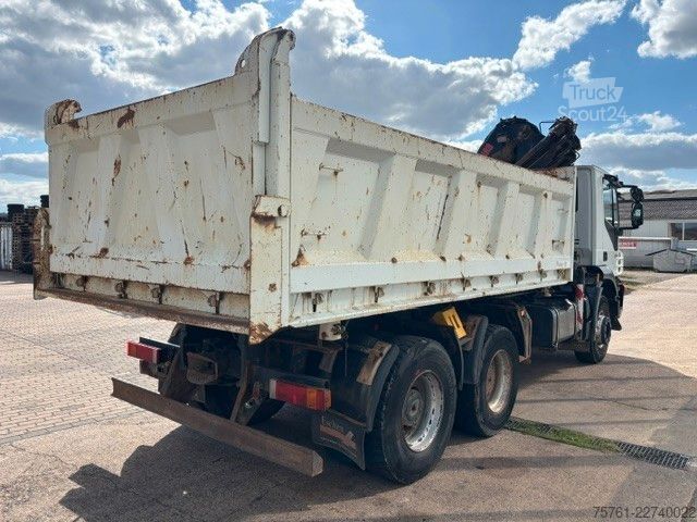 Camión volquete trilateral IVECO AD 260T45
