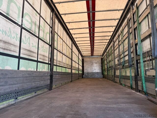 Semirimorchio con telone SCHMITZ CARGOBULL SCS 24/L Standard, 2 x Liftachse, RSAB,
