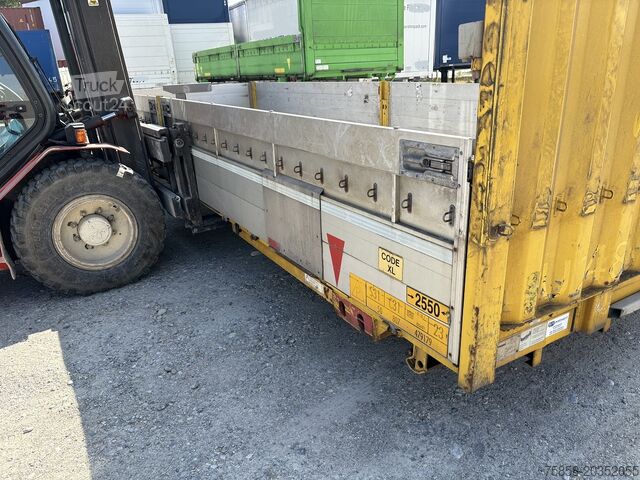 Платформа для сменных кузовов Krone Baustoff Wechselbrücke 7,45m Türen