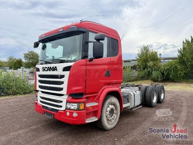 Șasiu de camion Scania R 580 LB 6x4 MSA - ENGINE IS DAMAGED
