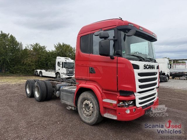 Șasiu de camion Scania R 580 LB 6x4 MSA - ENGINE IS DAMAGED