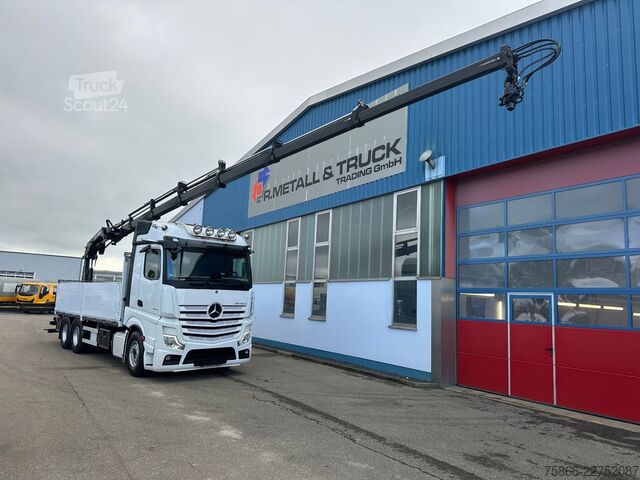 Бортовой грузовик MERCEDES-BENZ 2653 L 6x4 Actros 5 HiabXHipro232ES6 bis 16.90m