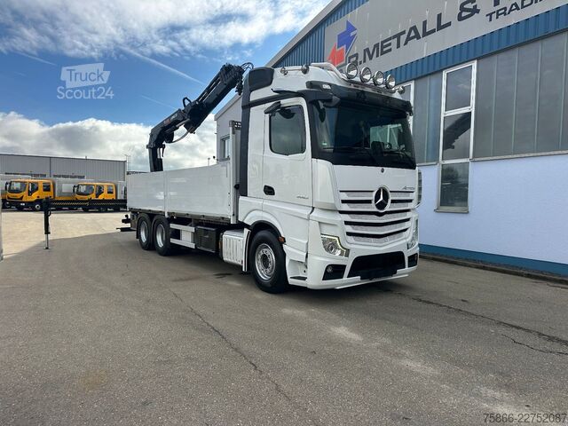 Бортовой грузовик MERCEDES-BENZ 2653 L 6x4 Actros 5 HiabXHipro232ES6 bis 16.90m