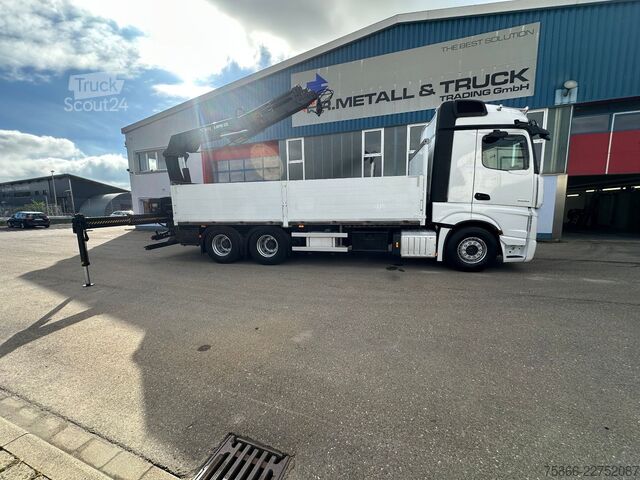 Бортовой грузовик MERCEDES-BENZ 2653 L 6x4 Actros 5 HiabXHipro232ES6 bis 16.90m