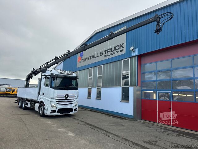 Бортовой грузовик MERCEDES-BENZ 2653 L 6x4 Actros 5 HiabXHipro232ES6 bis 16.90m