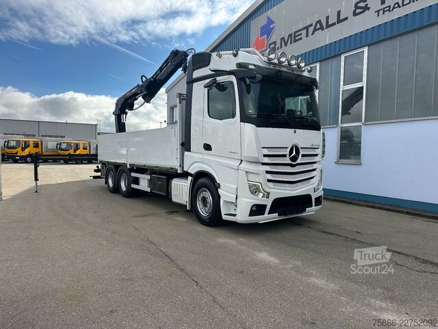 Бортовой грузовик MERCEDES-BENZ 2653 L 6x4 Actros 5 HiabXHipro232ES6 bis 16.90m
