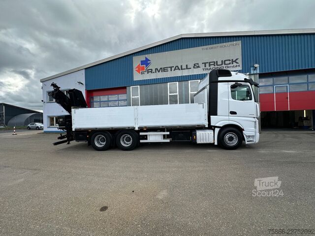 Бортовой грузовик MERCEDES-BENZ 2653 L 6x4 Actros 5 HiabXHipro232ES6 bis 16.90m