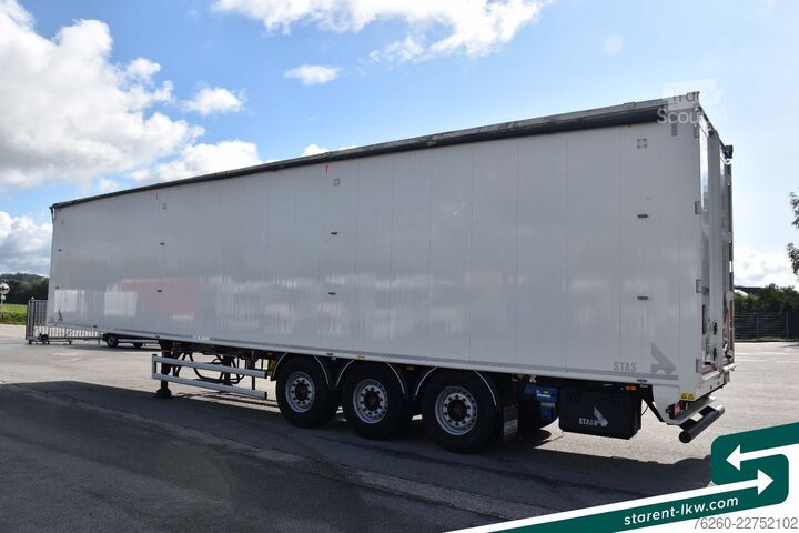 Návěs s pohyblivou podlahou STAS 10mm 91m³ 2 x Liftachsen SAF Funk Verzinkt ADR