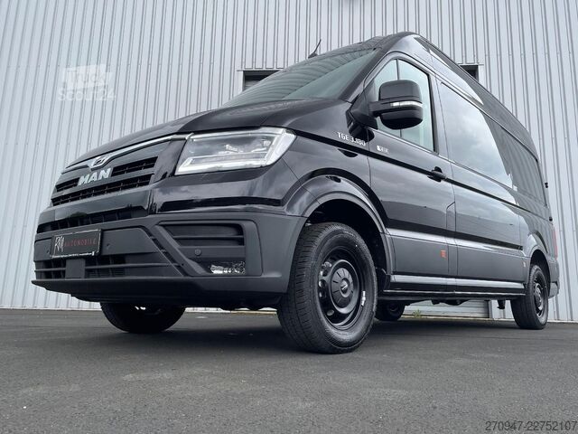 Duba panelată MAN TGE 3.180 L3H3 MIXTO 4x4 STANDHZ ACC LENKRADHZ
