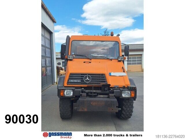 Speciallastbil Unimog U 130 4x4, Kipper, Zapfwelle vorne+hinten,