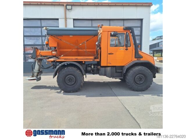 Speciallastbil Unimog U 130 4x4, Kipper, Zapfwelle vorne+hinten,