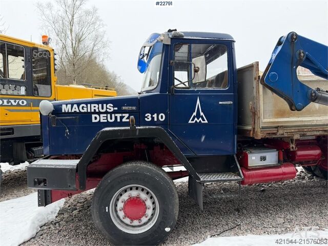 Plataforma remolque Magirus Deutz 310D19AK
