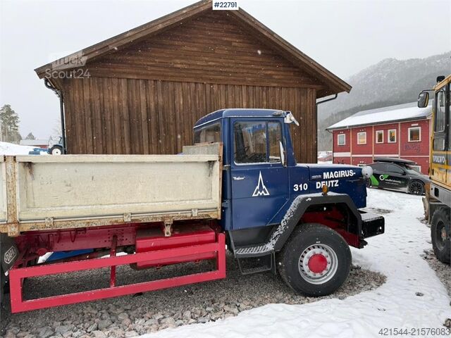 Plataforma remolque Magirus Deutz 310D19AK