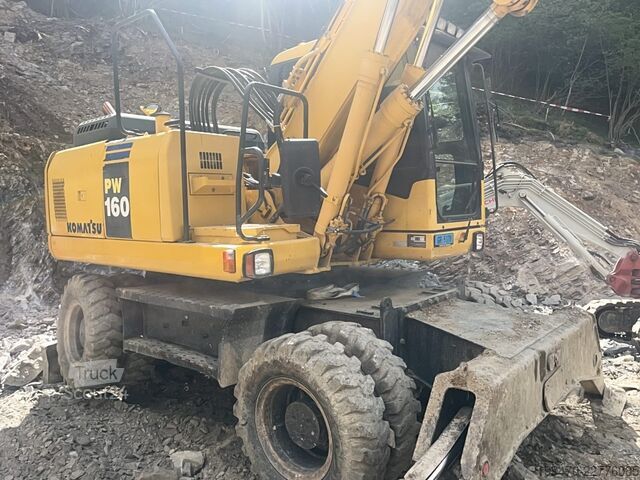 Excavadora móvil Komatsu PW160-7E0