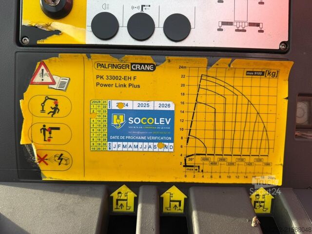 Автомобил с кран Scania P410 8x4 + CRANE PALFINGER PK33002 F (7x) - RET...