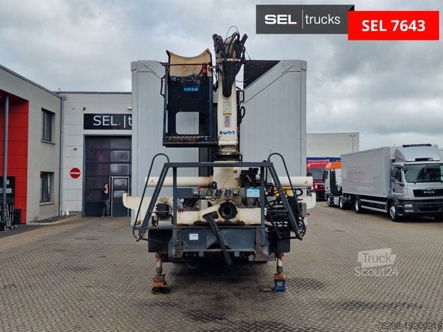 Ημιρυμουλκούμενο ανατρεπόμενο  H&W HWDKSK38 / Glasrecycling / Kran / Lenkachse