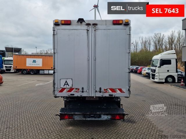 Kipper Auflieger  H&W HWDKSK38 / Glasrecycling / Kran / Lenkachse