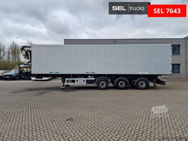 Kipper Auflieger  H&W HWDKSK38 / Glasrecycling / Kran / Lenkachse