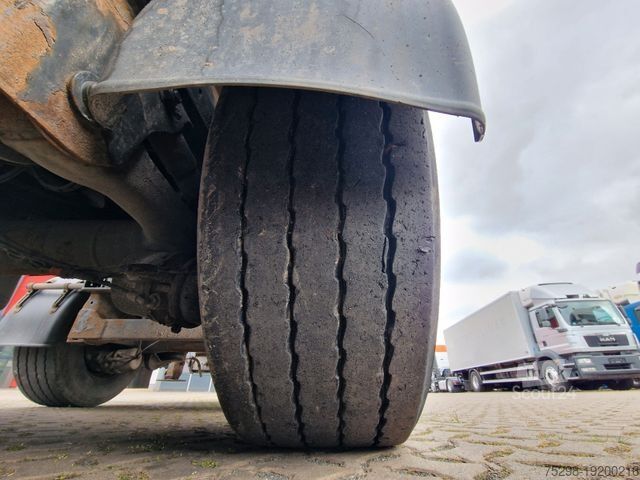 Kipper Auflieger H&W HWDKSK38 / Glasrecycling / Kran / Lenkachse