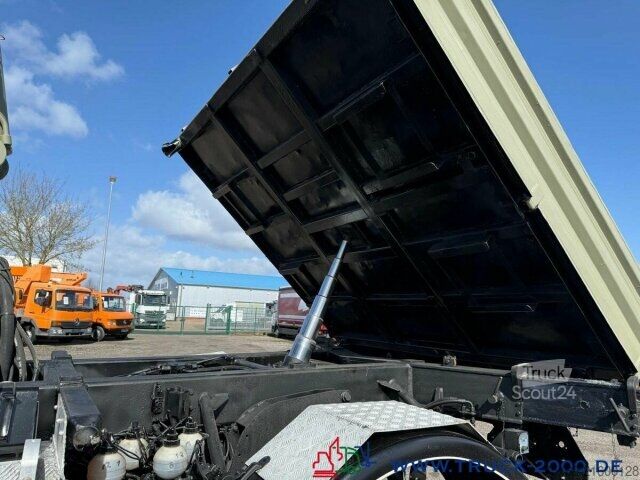 Trójstronna wywrotka Unimog U5000 4x4 Atlas Kran 165.2E 16,5m Höhe + Winde