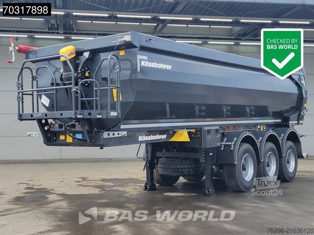 Tipper Kässbohrer XS 3 axles NEW 2x Liftaxles 24m3 Steel Tipper