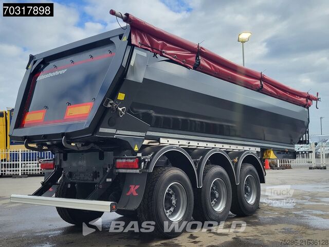 Tipper Kässbohrer XS 3 axles NEW 2x Liftaxles 24m3 Steel Tipper