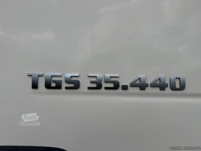 Nakládací plošina MAN TGS 35.440 8x2 PRITSCHE 6m15 + KRAN PALFINGER P...