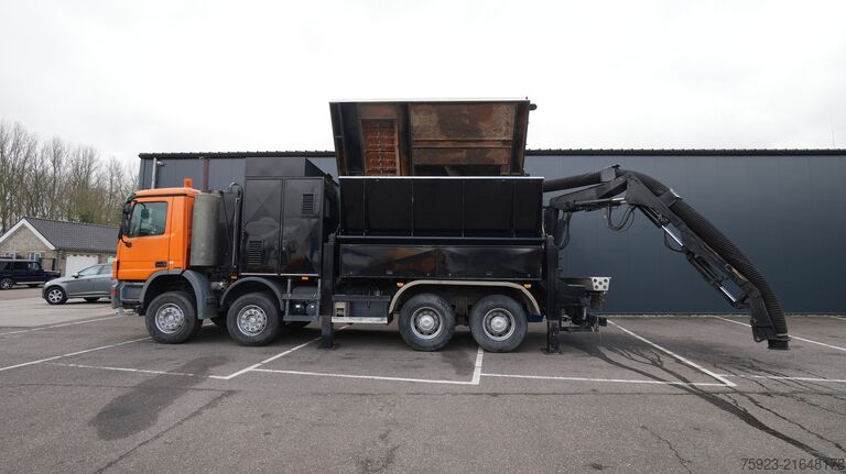 Відсмоктувач Mercedes-Benz ACTROS 4144 8X4 RSP 10M3 SAUGBAGGER SUCTION VACUUM