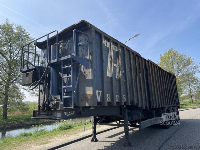 Avfallsbil LAG O-3-TIP 40 56m3 / Discbrakes / NL Trailer