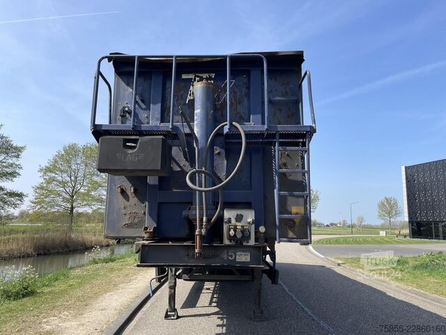 Avfallsbil LAG O-3-TIP 40 56m3 / Discbrakes / NL Trailer