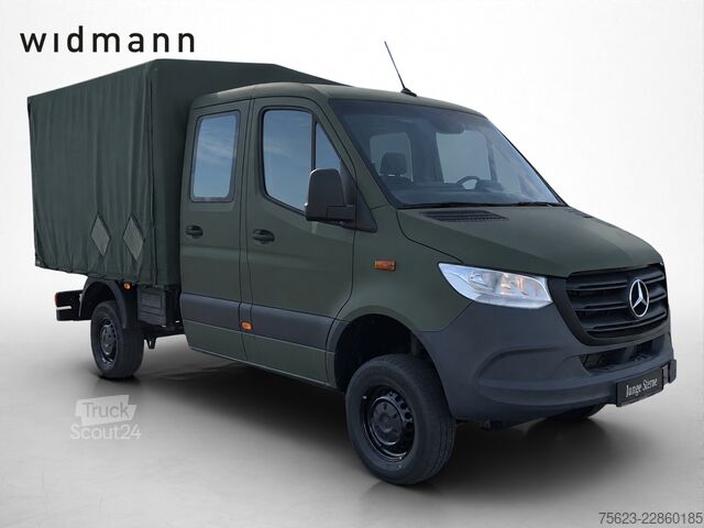 Transporter mit Pritsche & Plane Mercedes-Benz Sprinter 319 CDI DOKA Pritsche Plane Klima Tempomat